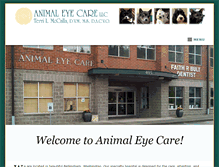 Tablet Screenshot of animaleyecare.net